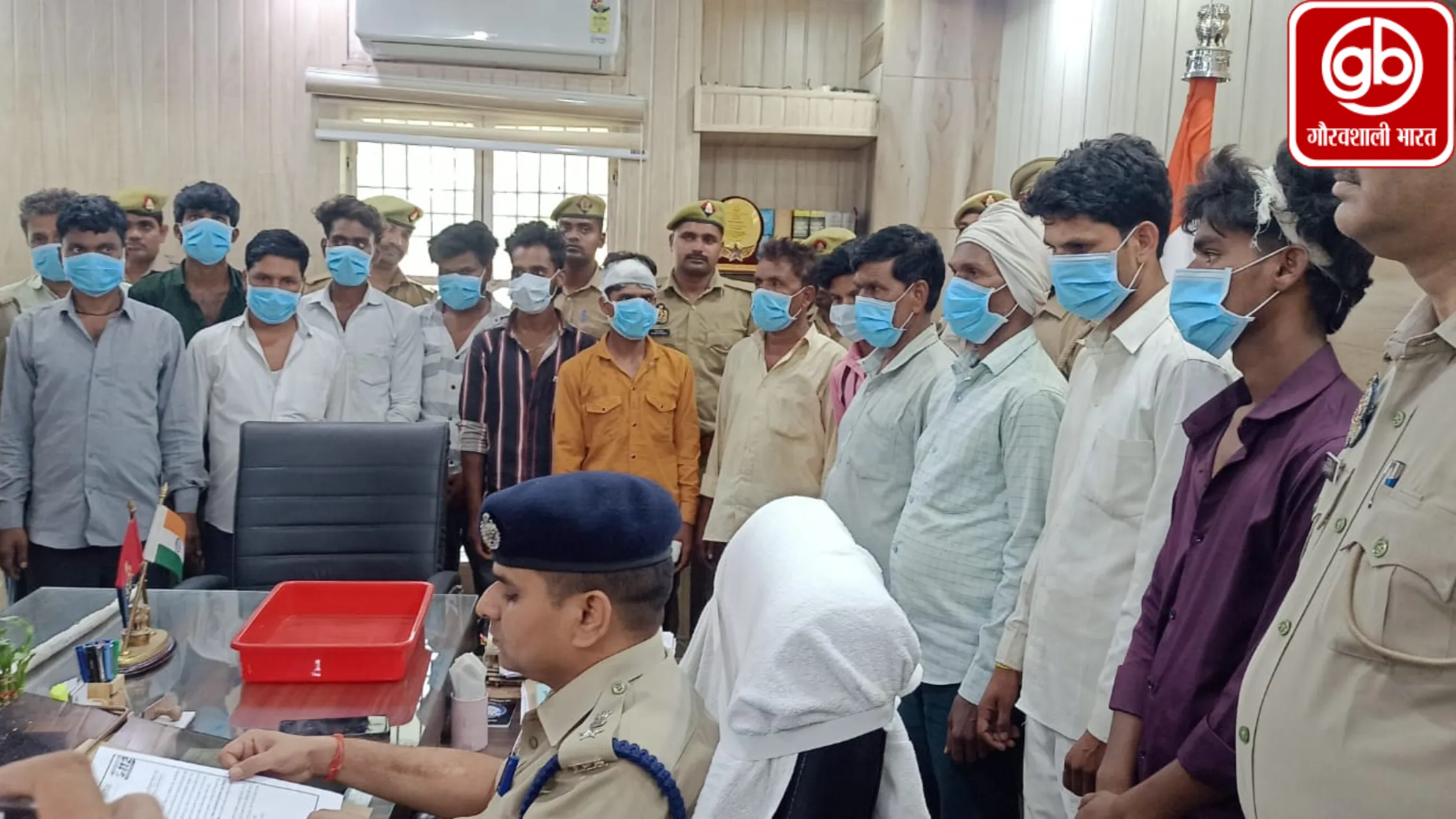 बहूभोज में कहासुनी बनी जानलेवा, युवक की मौत 14 आरोपी गिरफ्तार, पुलिस ने बरामद किए हथियार