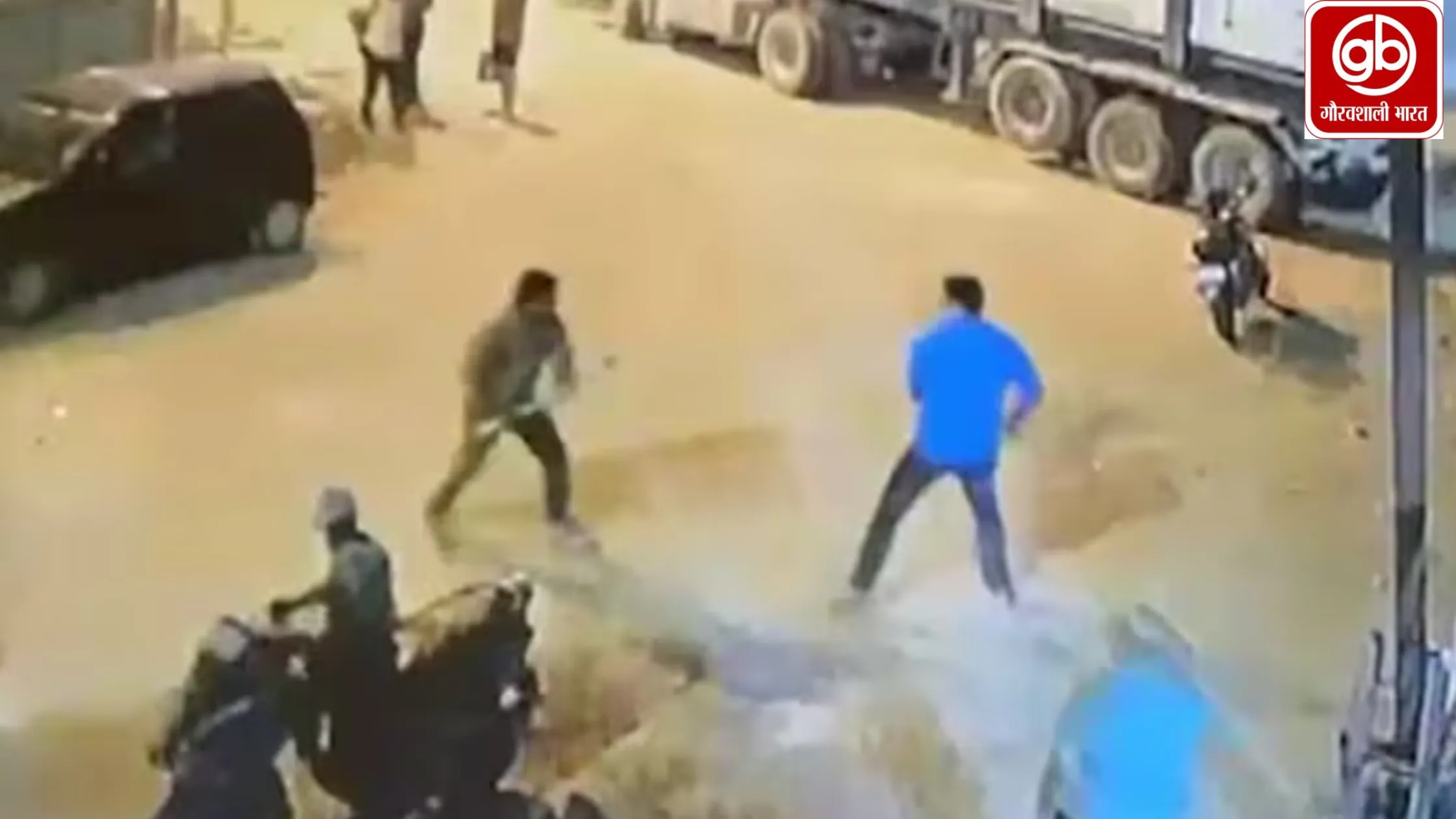 शक में अंधे युवक ने गाजियाबाद में पड़ोसी पर तलवार से किया हमला, वारदात सीसीटीवी में कैद