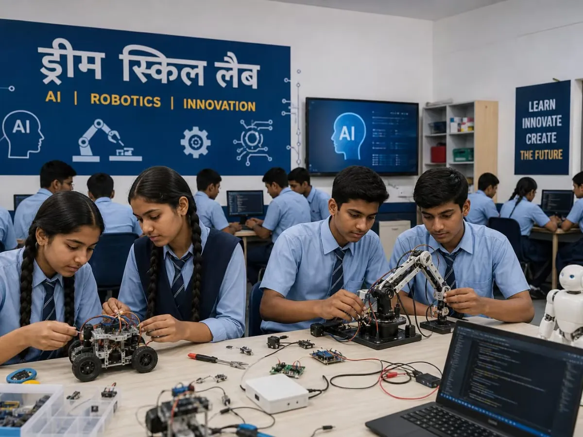 600 विद्यालयों में ड्रीम लैब्स स्थापना हेतु यूपी सरकार व नेल्को लिमिटेड के बीच ऐतिहासिक समझौता