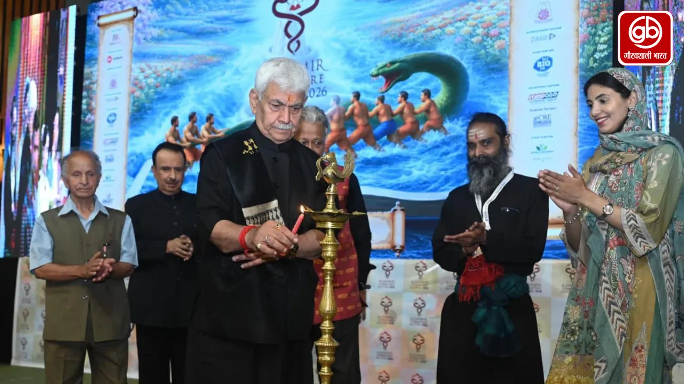 शब्दों से समाज निर्माण का आह्वान, कश्मीर साहित्य महोत्सव में बोले उपराज्यपाल मनोज सिन्हा