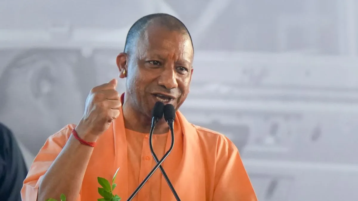 Yogi Adityanath in Lucknow
