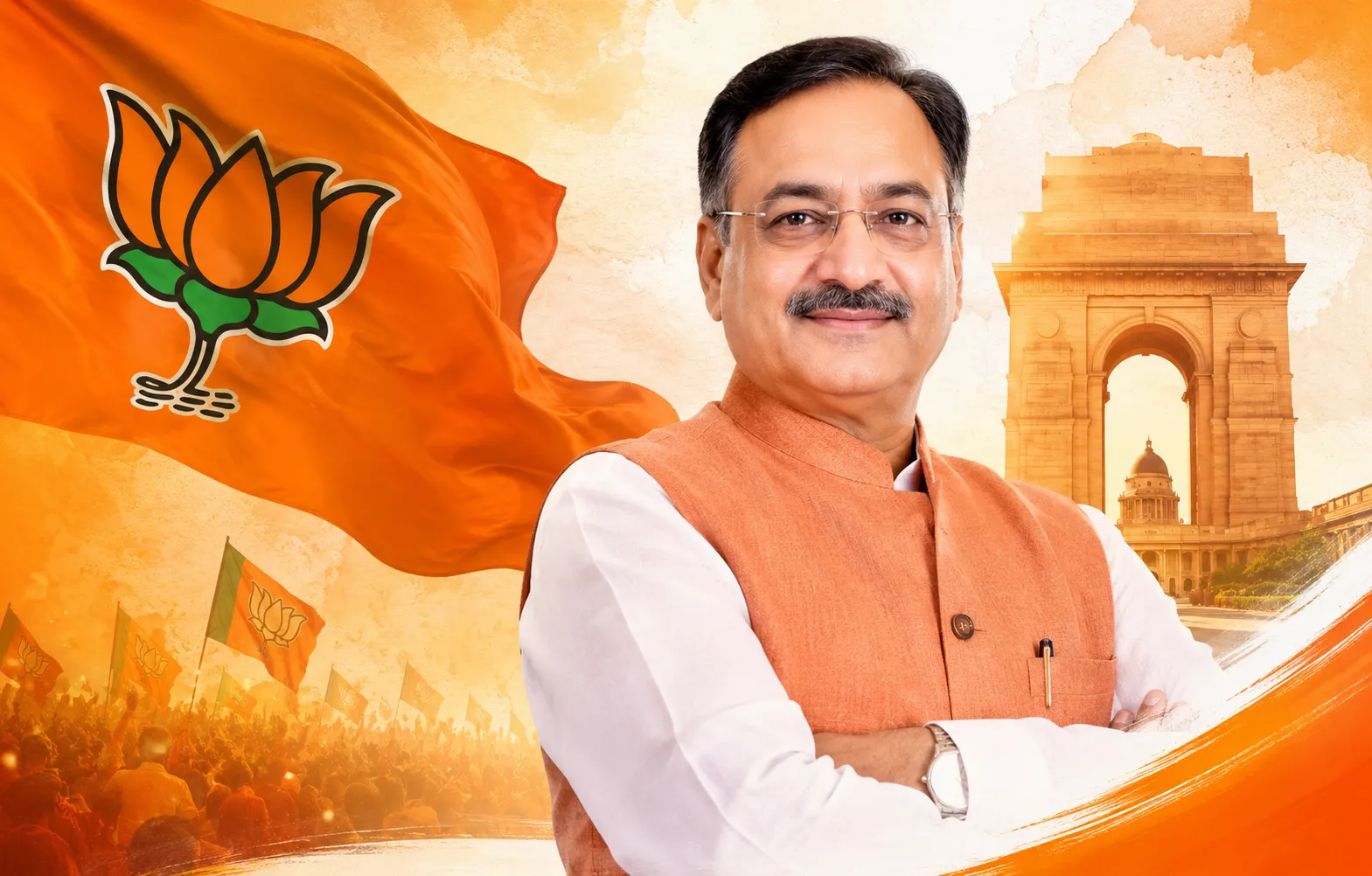 दिल्ली भाजपा में बड़ा बदलाव, हर्ष मल्होत्रा बने प्रदेश अध्यक्ष