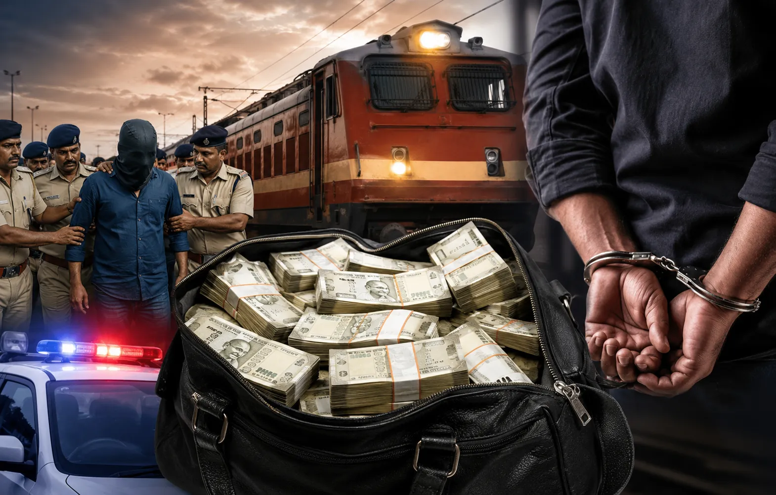 देवगिरी एक्सप्रेस में पकड़ा गया 1.22 करोड़ रुपये का कैश, 5 हजार रुपये में कर रहा था डिलीवरी