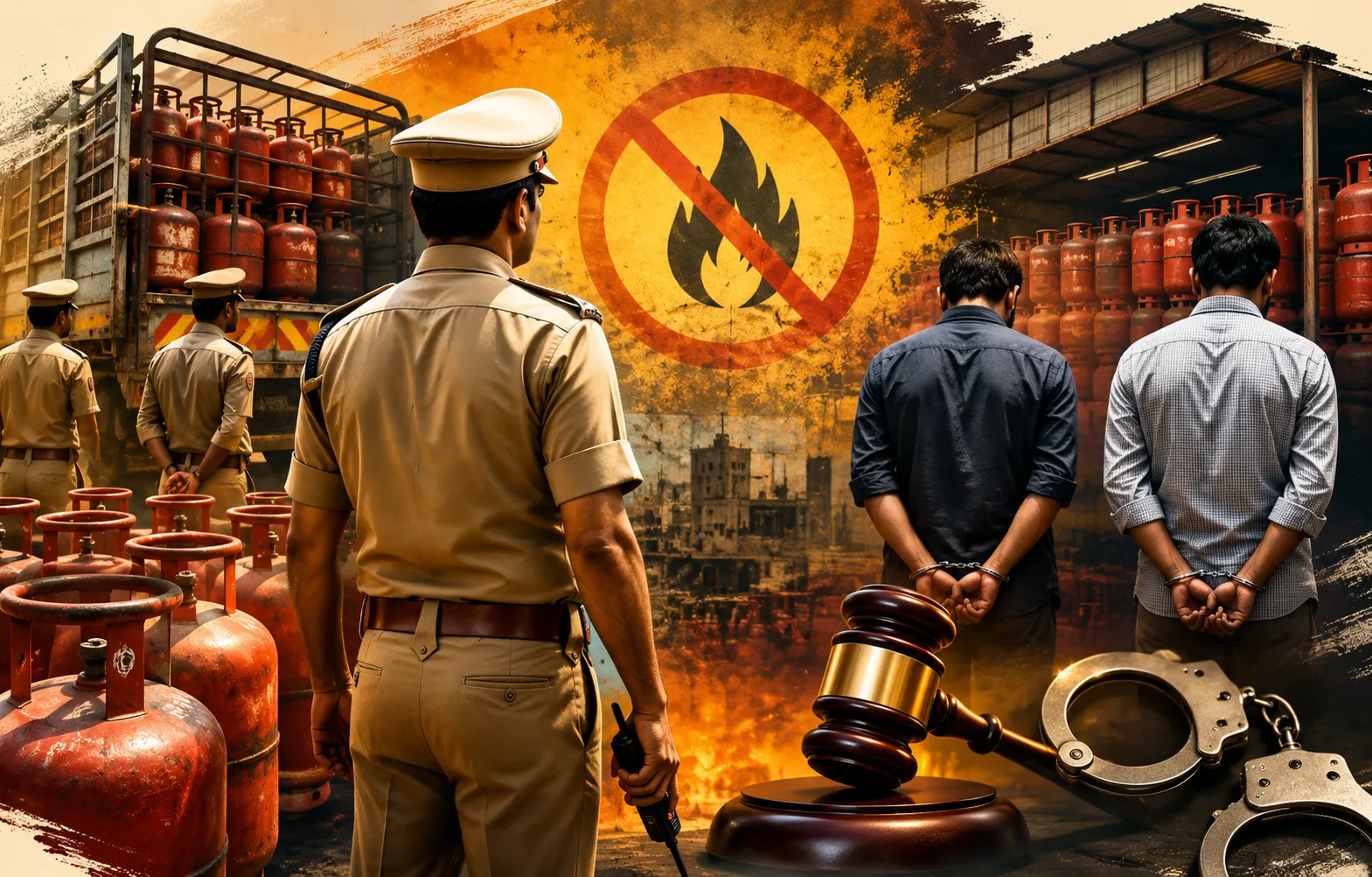 मिर्जापुर में अवैध गैस सिलेंडर भंडारण का बड़ा खुलासा, एजेंसी मालिक और मैनेजर पर मुकदमा दर्ज