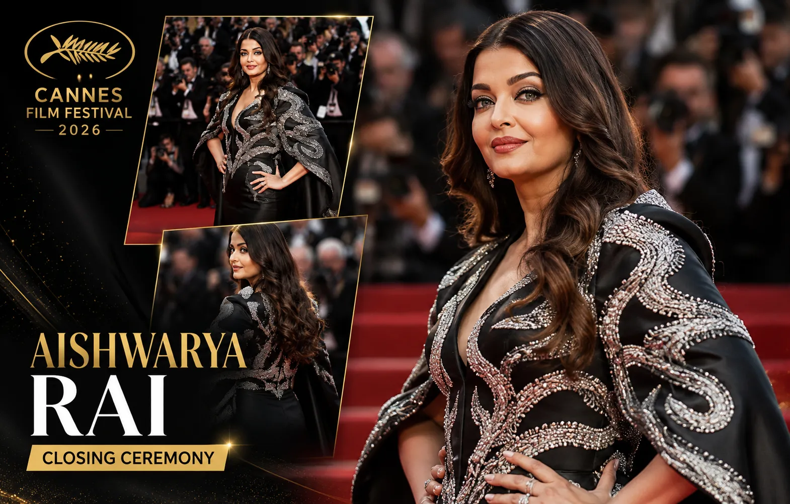 कान्स 2026 के रेड कार्पेट पर Aishwarya Rai Bachchan का ग्लैमरस अंदाज वायरल, फैंस बोले- ‘रेड कार्पेट क्वीन’