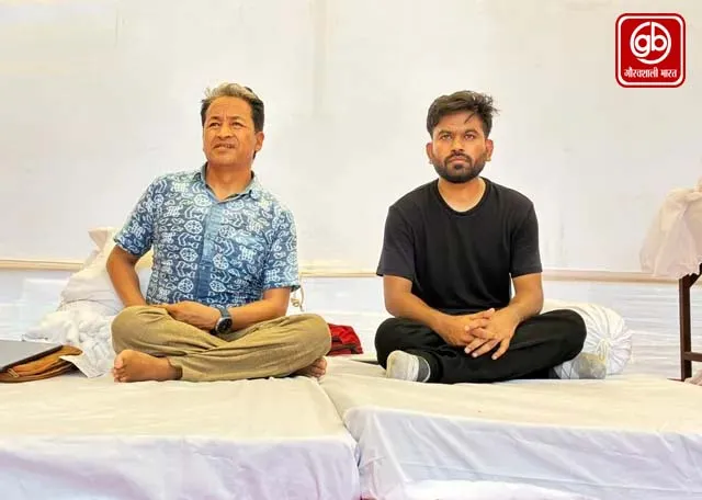 सोनम वांगचुक जंतर-मंतर पर अनिश्चितकालीन भूख हड़ताल पर बैठे
