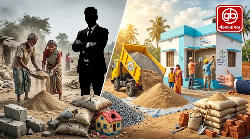बंगाल में आवास योजना के लाभार्थियों को बाजार से कम दाम पर मिलेगी बालू