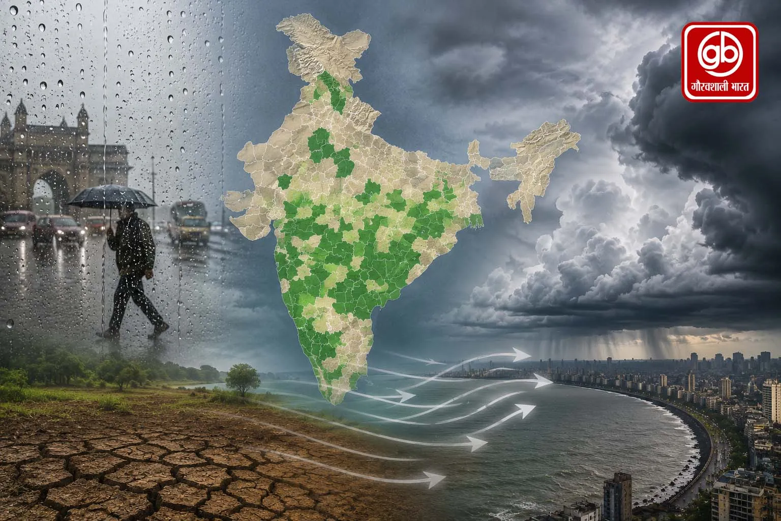 सुस्त पड़ी मानसूनी हवाओं की चाल