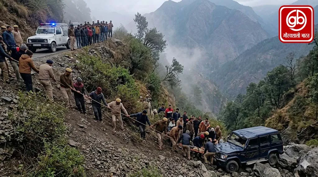 चंबा में 1200 फीट गहरी खाई में गिरी बोलेरो