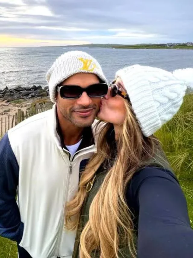हसीन वादियों में पत्नी संग रोमांटिक हुए क्रिकेटर शिखर धवन, लेडी लव ने किया KISS