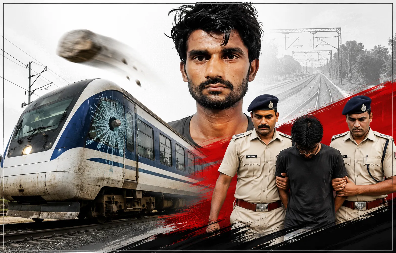 अलीगढ़ में लखनऊ-दिल्ली शताब्दी एक्सप्रेस पर पथराव, RPF ने आरोपी युवक को किया गिरफ्तार