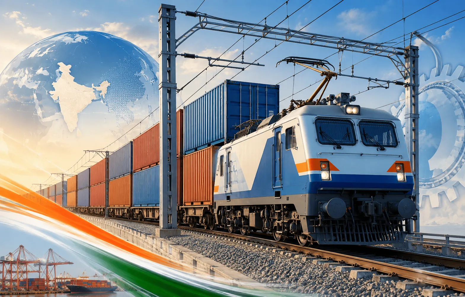 भारत ने रचा इतिहास: डबल-स्टैक इलेक्ट्रिक कंटेनर ट्रेन चलाने वाला दुनिया का पहला देश बना