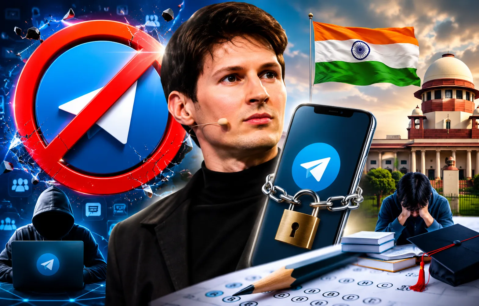 NEET-UG री-एग्जाम से पहले Telegram बैन पर भड़के CEO, बोले- “लीक नहीं रुकी, दूसरे ऐप पर शिफ्ट हो गई”