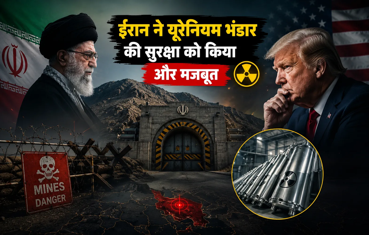 ईरान ने यूरेनियम भंडार को बनाया अभेद्य किला, अमेरिका की रणनीति के सामने नई चुनौती