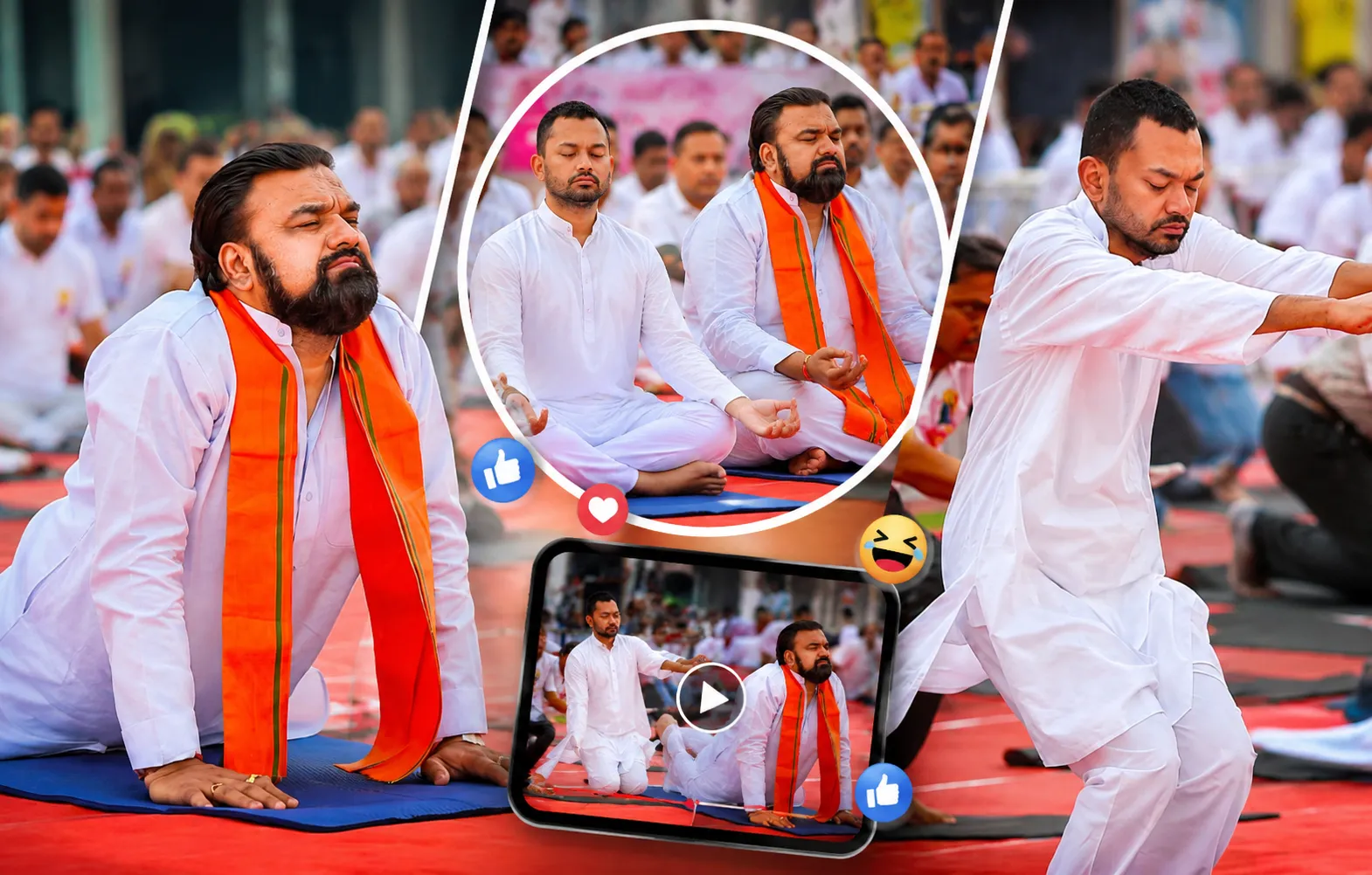 योग दिवस पर स्वास्थ्य मंत्री का अंदाज हुआ वायरल, सोशल मीडिया पर छाए निशांत कुमार