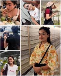 हर तस्वीर में दिखा खुशियों भरा अंदाज रश्मिका की मुस्कान और सादगी ने हर फोटो को और भी खास बना दिया।
