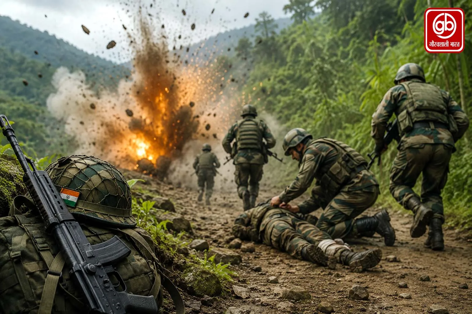 नगालैंड IED ब्लास्ट: असम राइफल्स का एक जवान शहीद