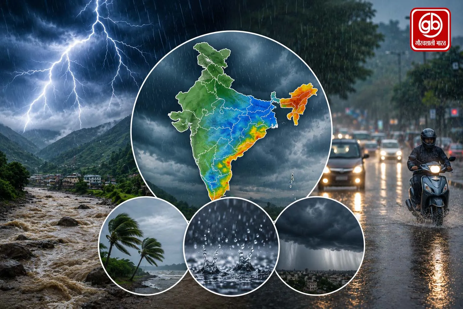 मौसम का बड़ा अपडेट: अगले 7 दिनों में कई राज्यों में भारी बारिश का अलर्ट