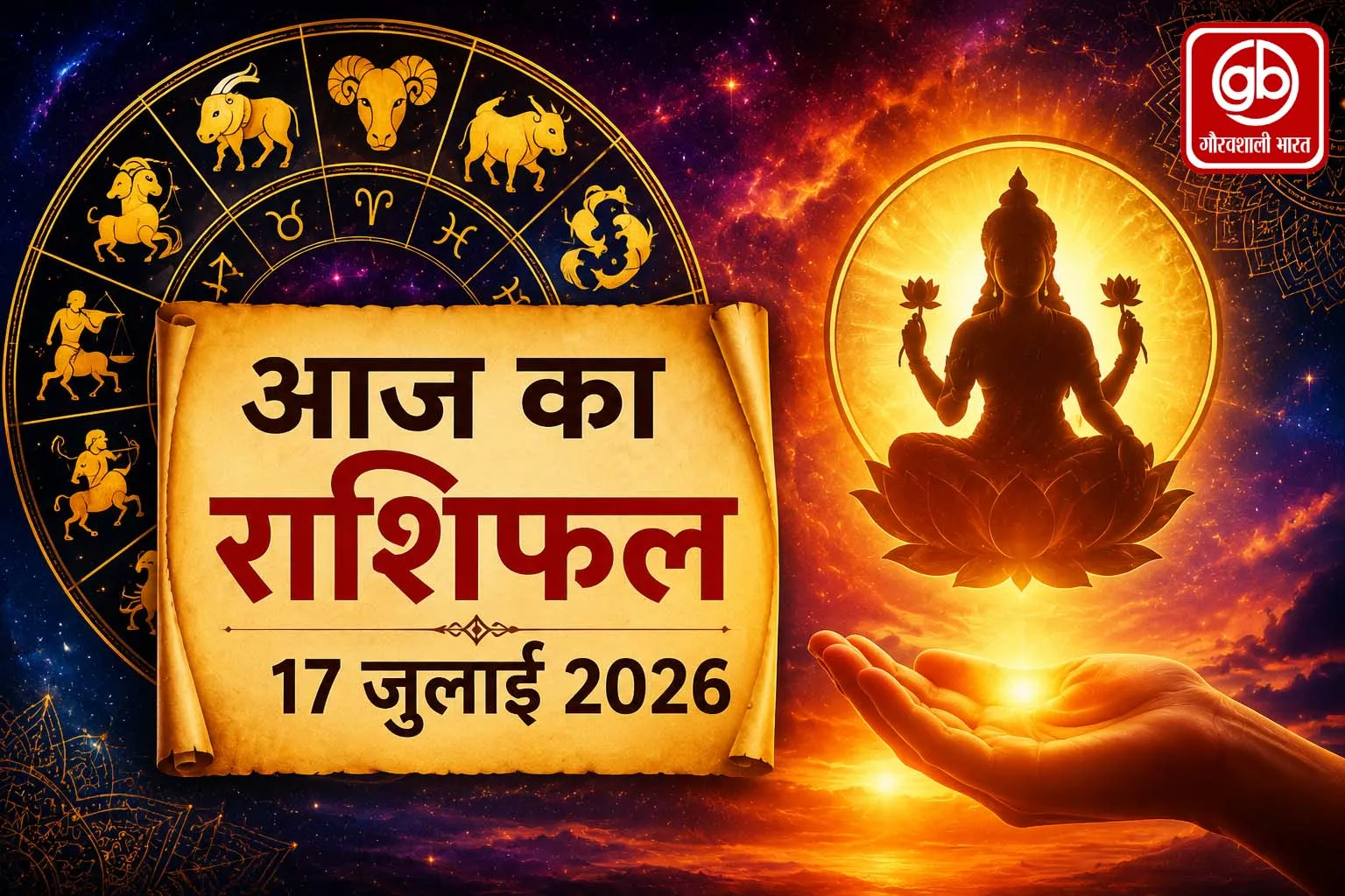 आज का राशिफल – 17 जुलाई 2026 (शुक्रवार)