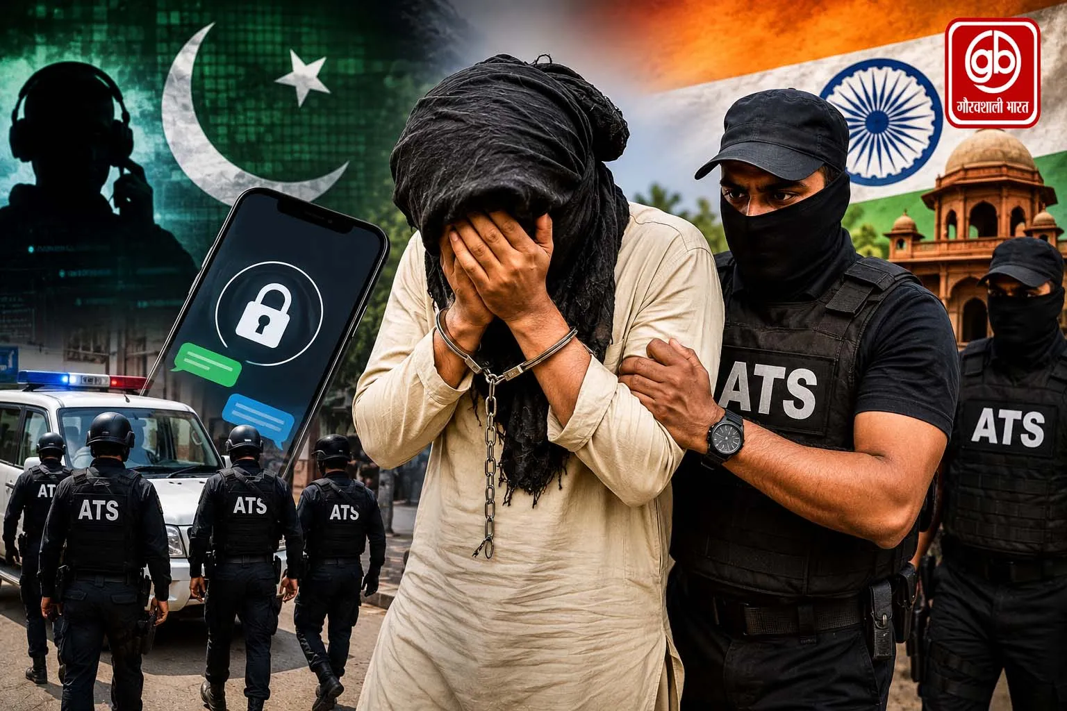 यूपी ATS की बड़ी कार्रवाई: ISI से जुड़े संदिग्ध आतंकी नेटवर्क का सदस्य गिरफ्तार