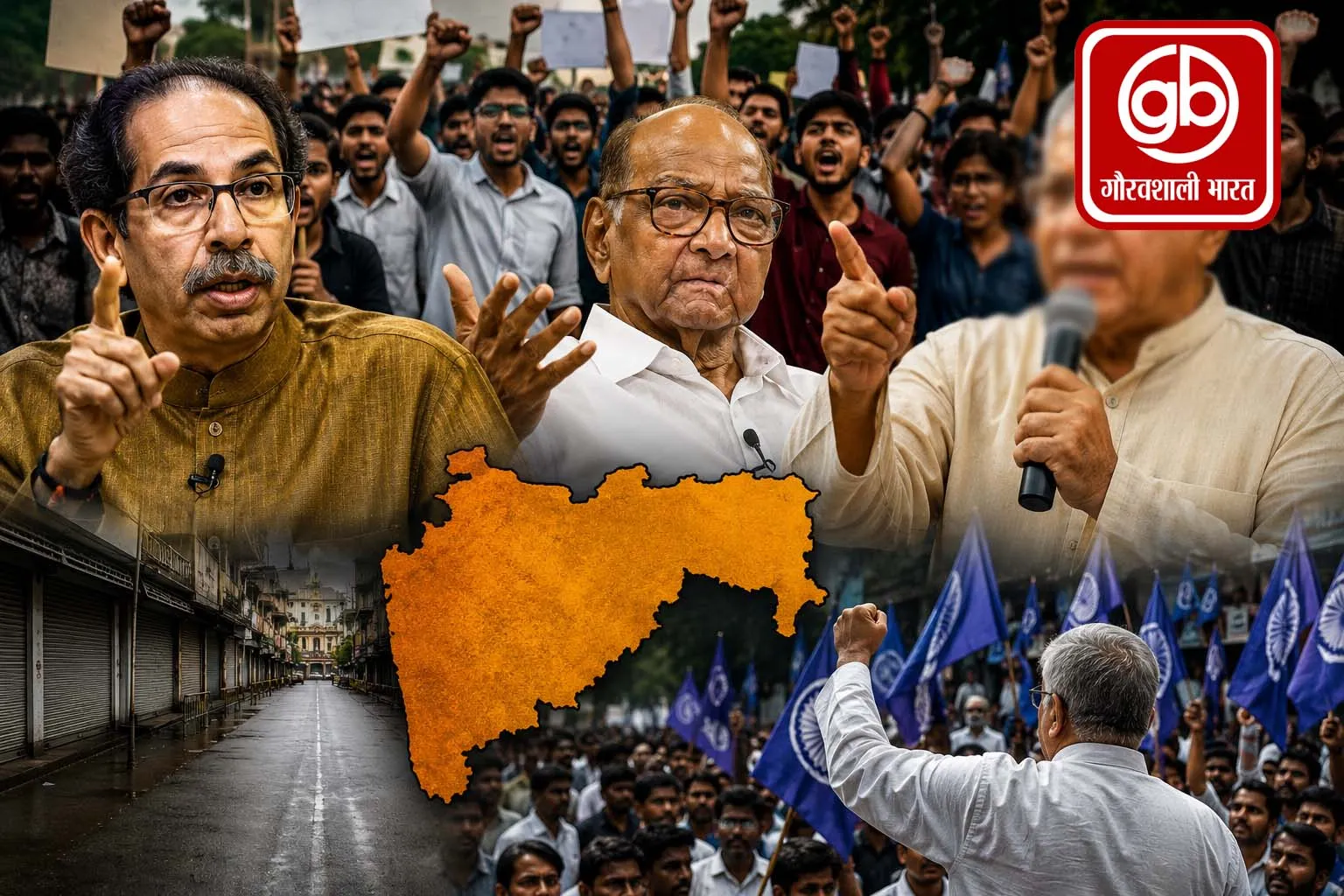 छात्र आंदोलन की गूंज महाराष्ट्र तक
