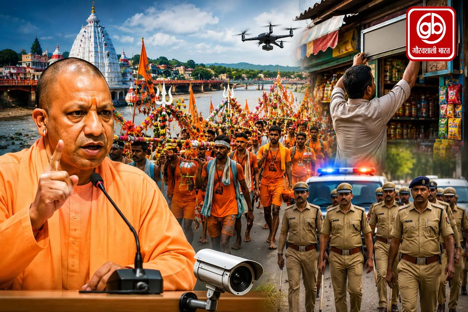 कांवड़ यात्रा को लेकर योगी सरकार सख्त
