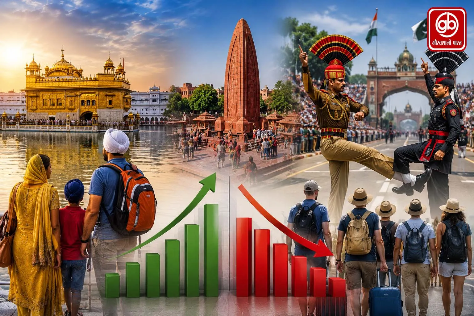 पंजाब : विदेशी पर्यटकों की संख्या में बड़ी गिरावट