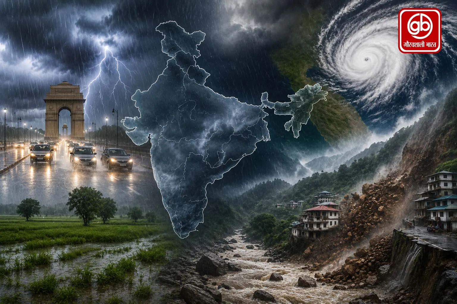 कई राज्यों में भारी बारिश का अलर्ट