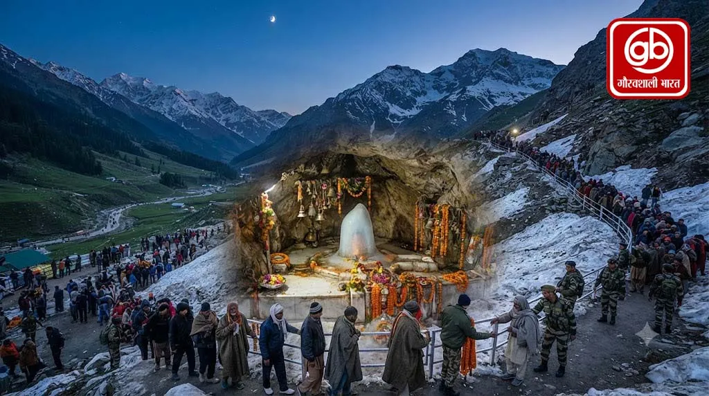 अमरनाथ यात्रा: पवित्र शिवलिंग का आकार पिघलकर एक फीट बचा