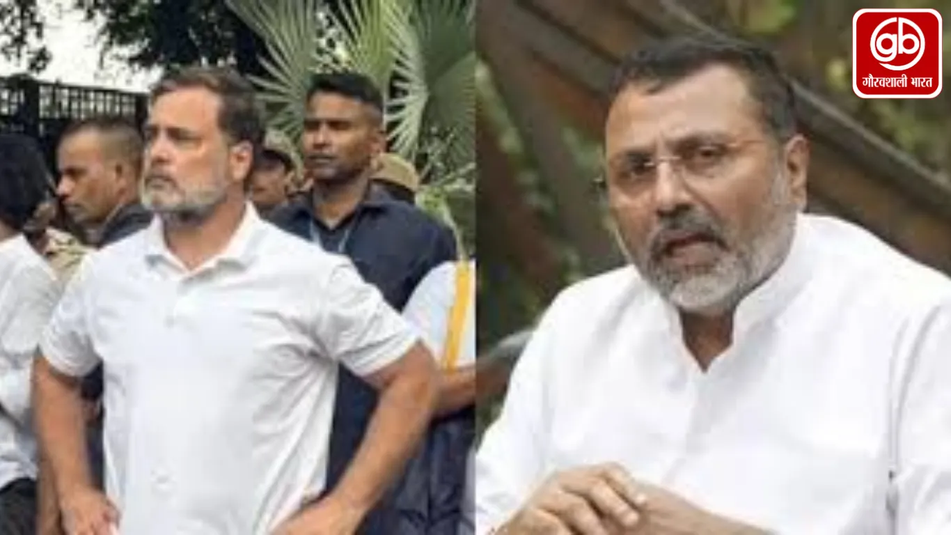 निशिकांत दुबे का कांग्रेस पर बड़ा हमला, बोले- गांधी परिवार देशद्रोहियों के साथ खड़ा