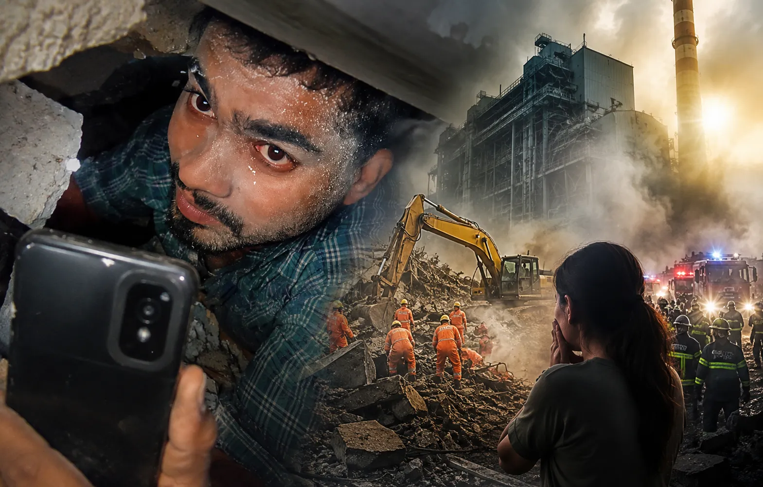 पुणे हादसा: पत्नी को आखिरी सेल्फी भेजकर 9 घंटे मौत से लड़ा
