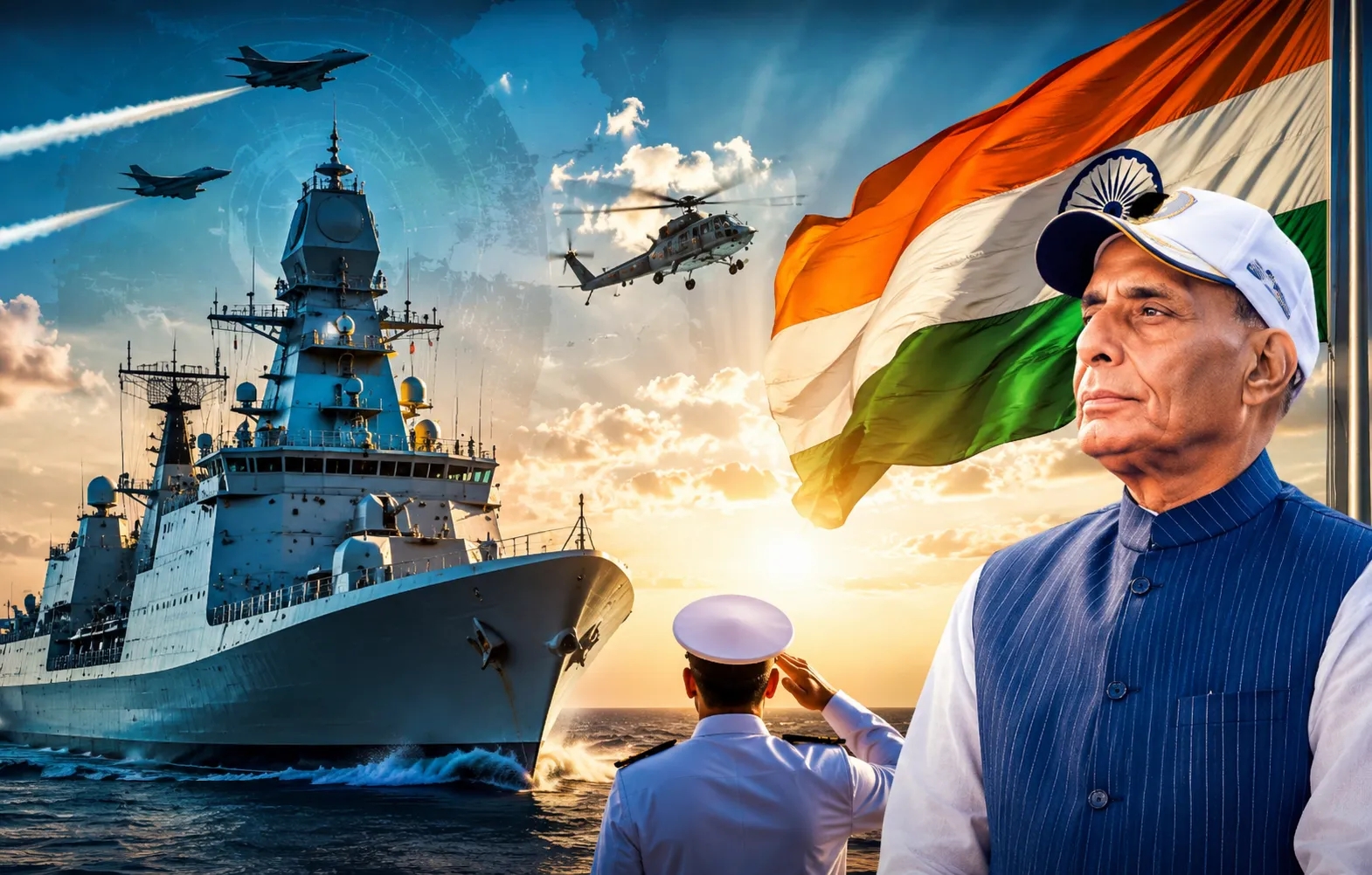 INS महेंद्रगिरि से बढ़ी भारत की ताकत, राजनाथ का बड़ा संदेश