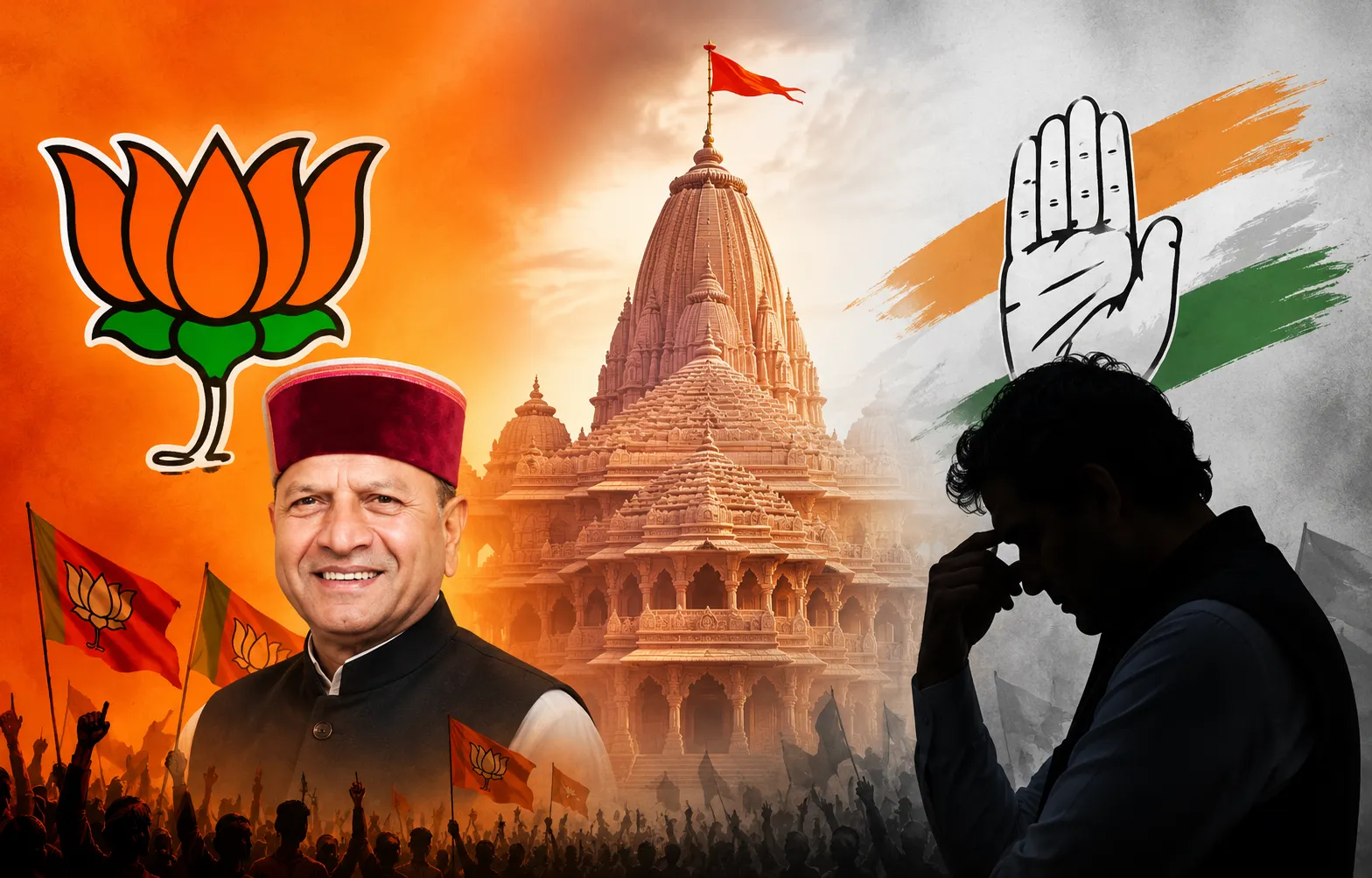 राम मंदिर पर भाजपा का कांग्रेस पर हमला, बिंदल ने साधा निशाना