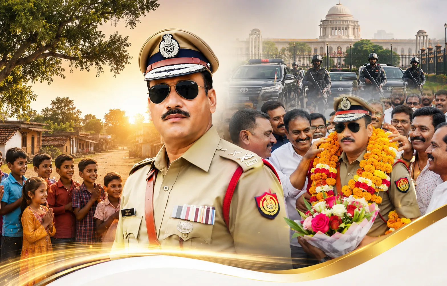 राष्ट्रपति सुरक्षा सेल की कमान संभालते ही गांव पहुंचे IPS जितेंद्र