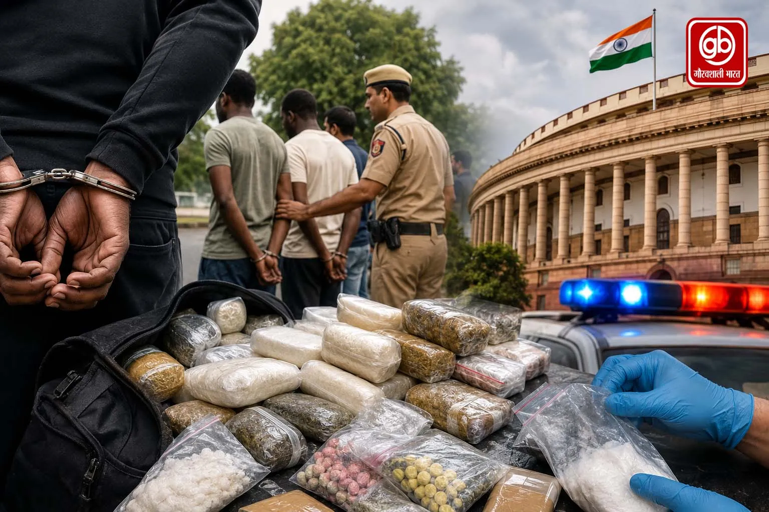 दिल्ली में ड्रग्स तस्करी पर बड़ा खुलासा