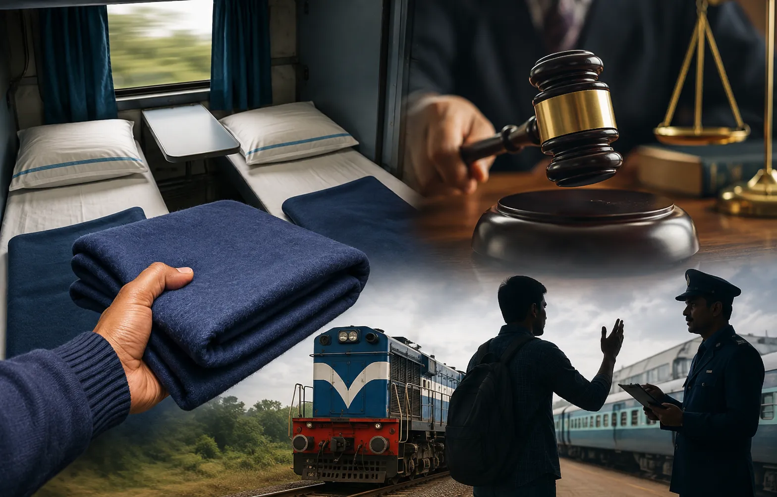 RAC यात्री को एक कंबल देना रेलवे को पड़ा भारी, कोर्ट सख्त