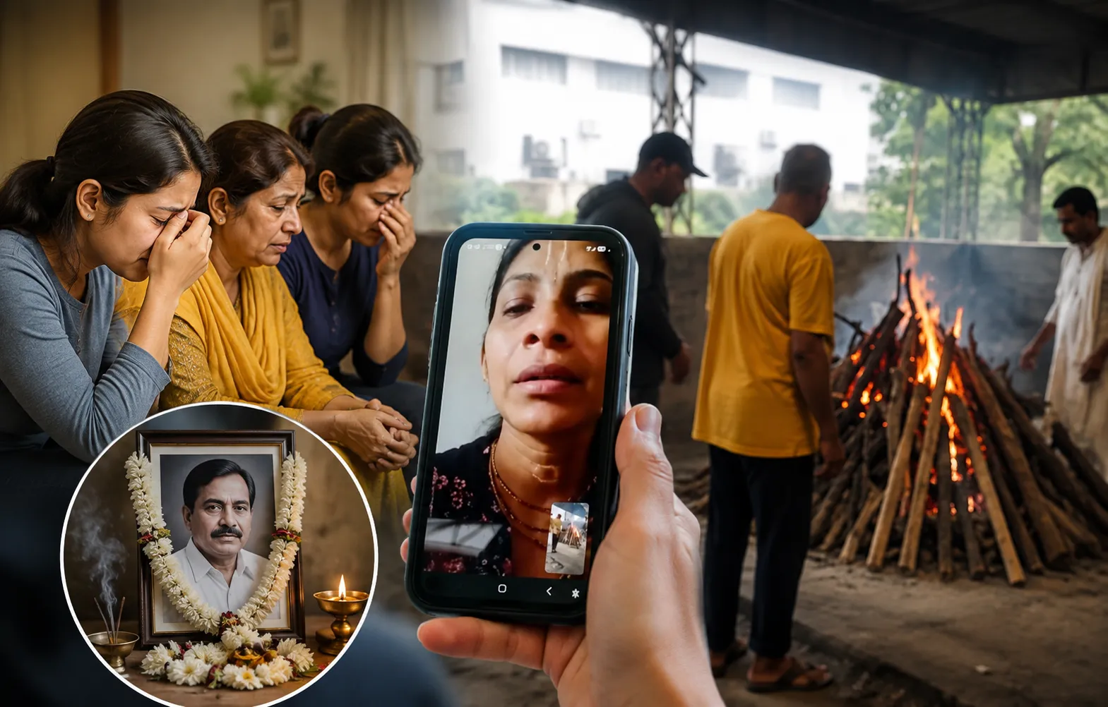 VIDEO कॉल पर पिता का अंतिम संस्कार! बेटियों के फैसले ने चौंकाया