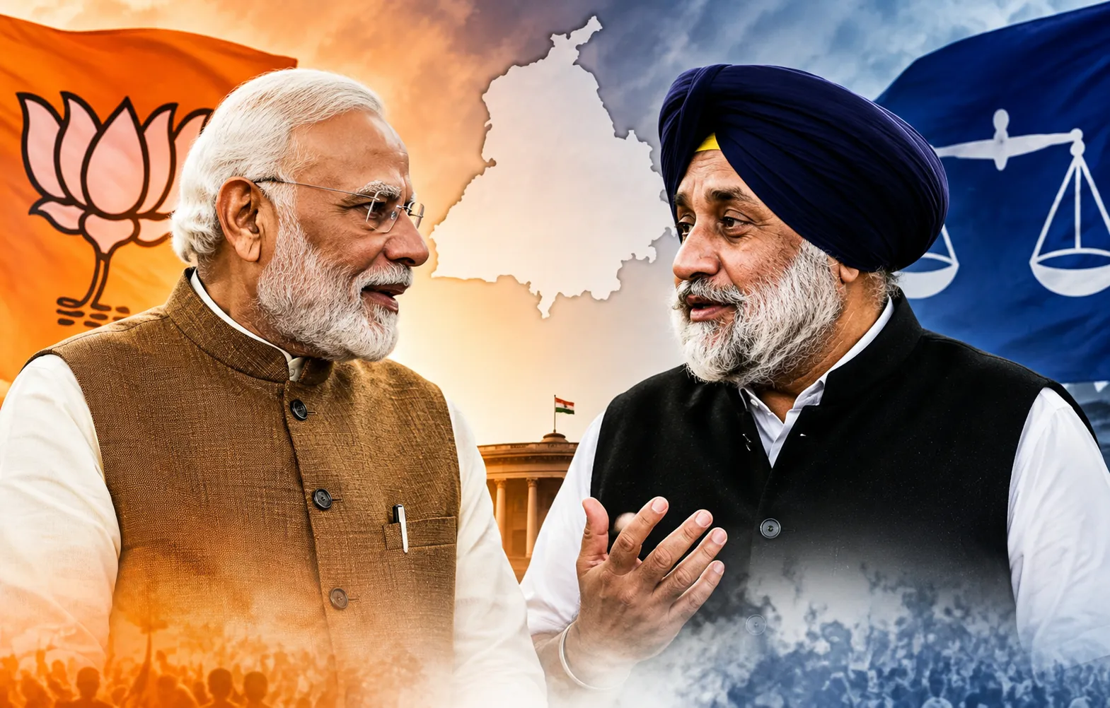 मोदी-सुखबीर की मुलाकात से गरमाई पंजाब की सियासत, क्या होगा?