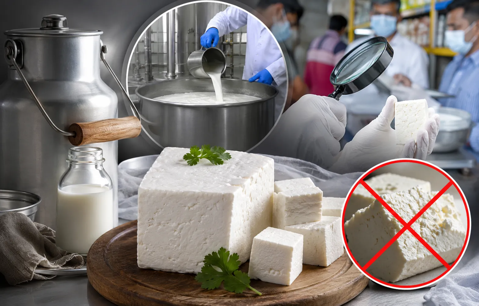 1 किलो पनीर के लिए 5-6 लीटर दूध, फिर 200 रुपये में कैसे?