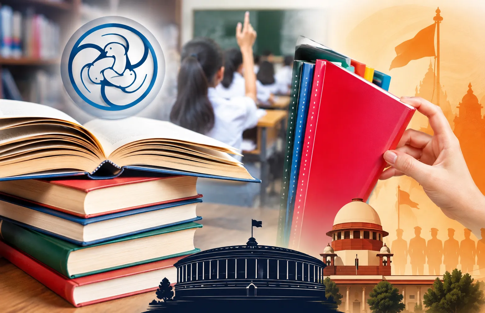 NCERT की नई पॉलिटिकल साइंस टीम में RSS से जुड़े 4 नाम सामने