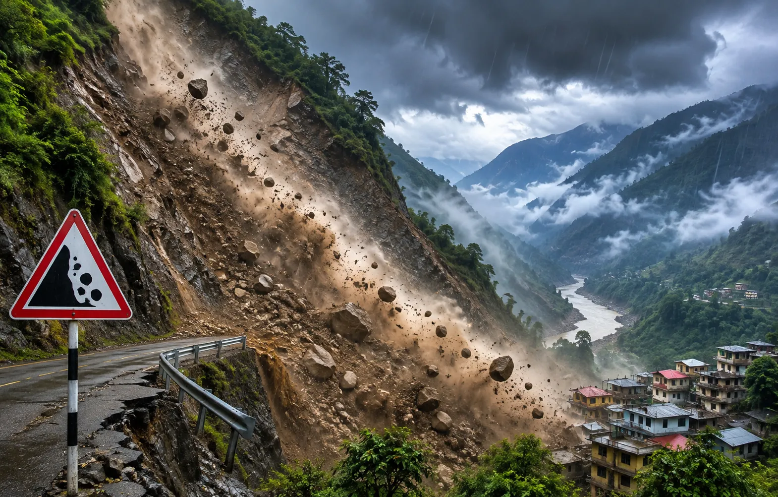 19 राज्यों के 181 जिलों पर मंडरा रहा भूस्खलन का बड़ा खतरा