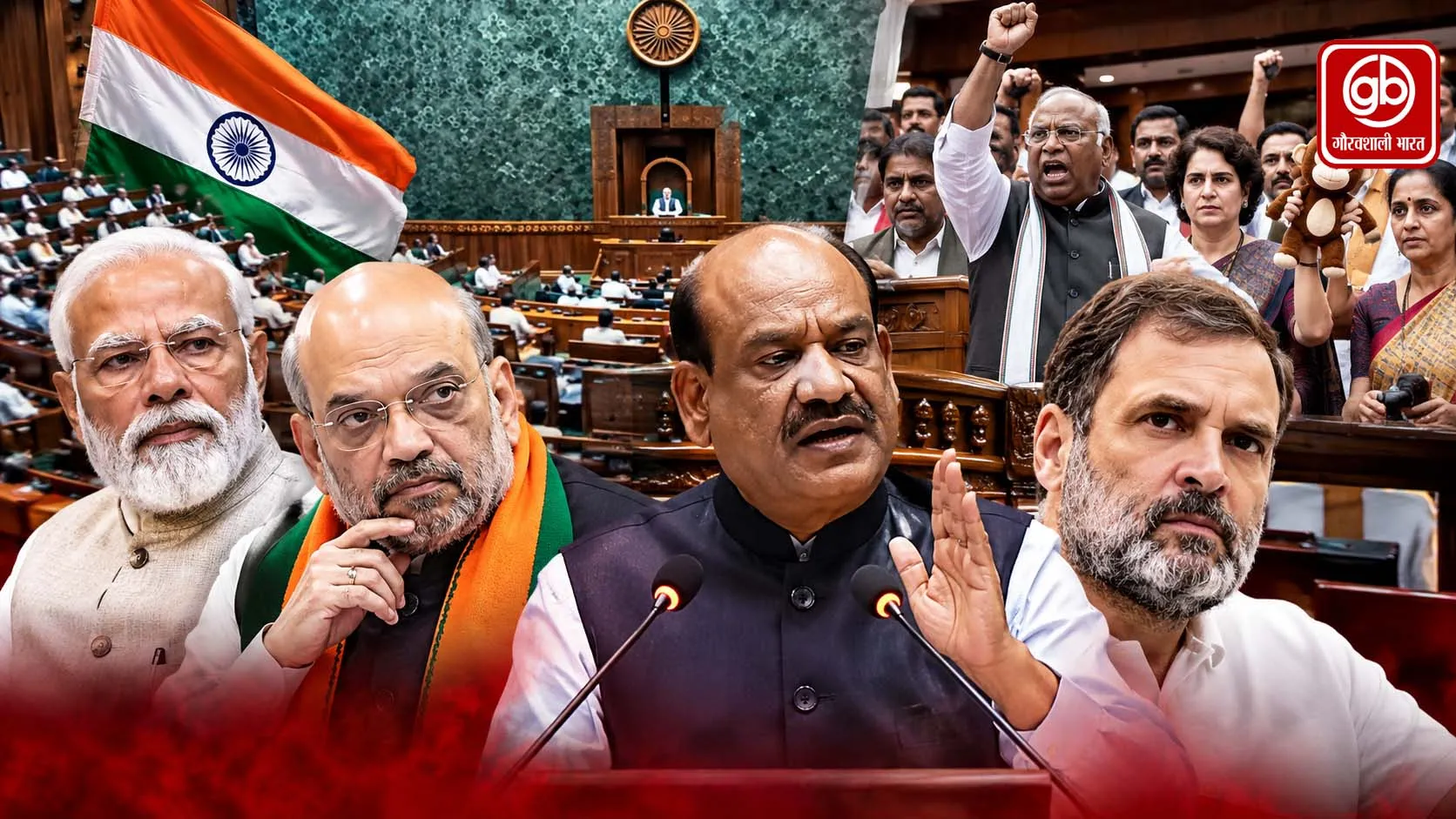 मानसून सत्र के आखिरी दिन लोकसभा सिर्फ 1 मिनट चली