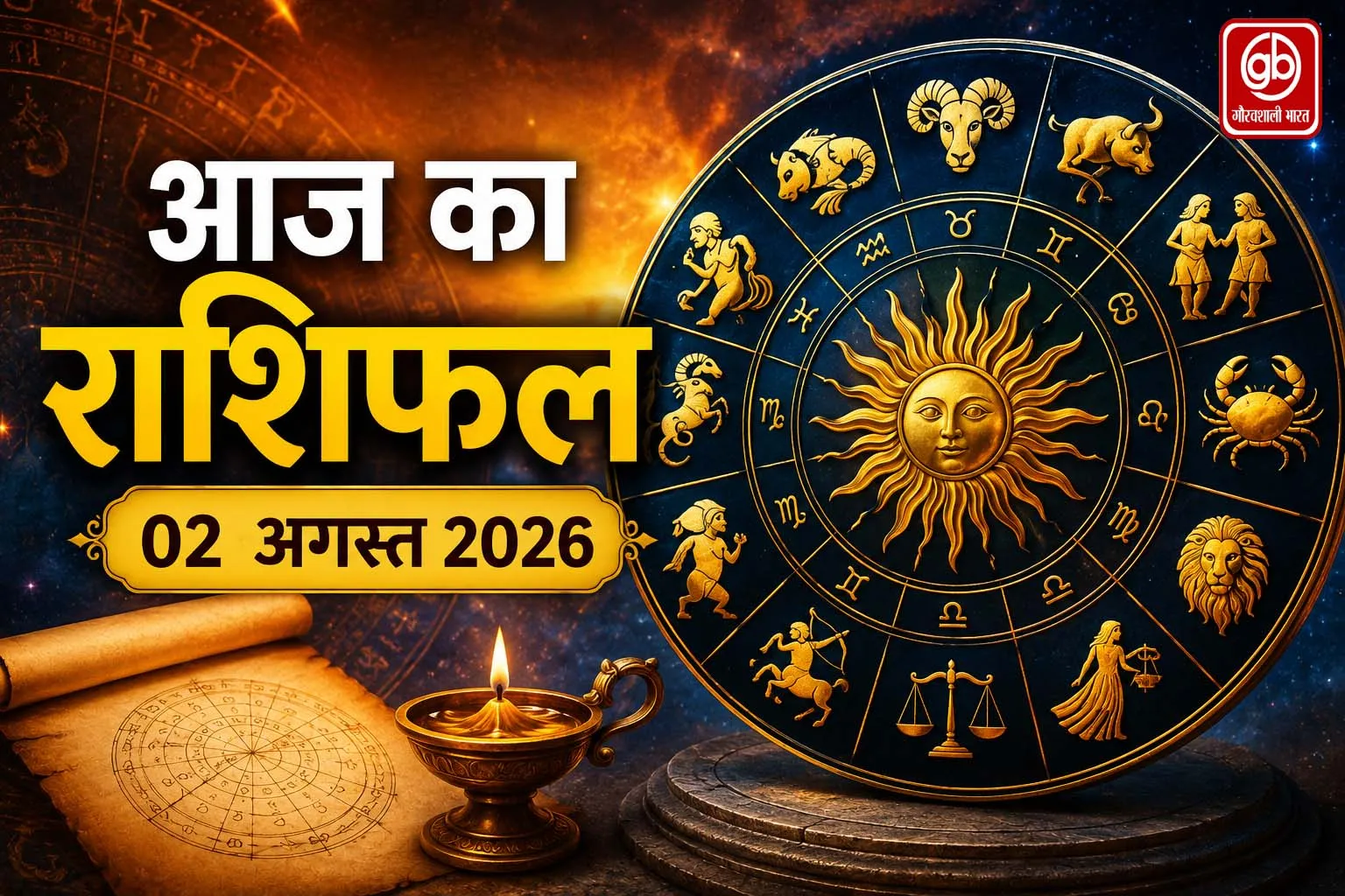आज का राशिफल – 2 अगस्त 2026 (रविवार)