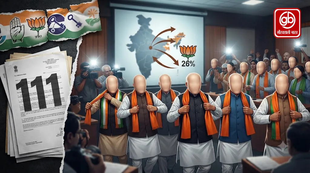 चार साल में 111 सांसद-विधायकों ने बदली पार्टी