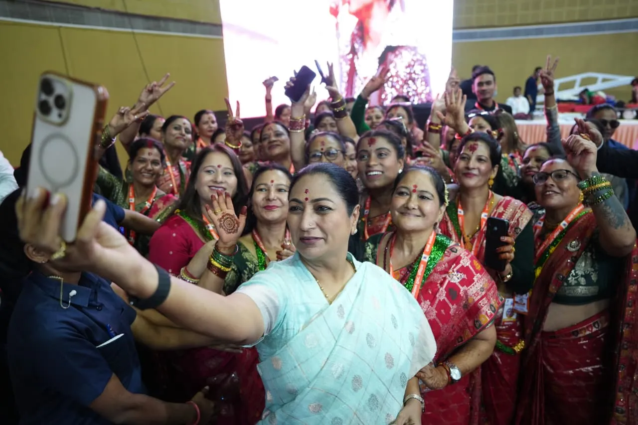 मुख्यमंत्री रेखा गुप्ता ने ‘हरितालिका तीज महोत्सव’ में नेपाली व गोरखाली समाज के साथ की सहभागिता