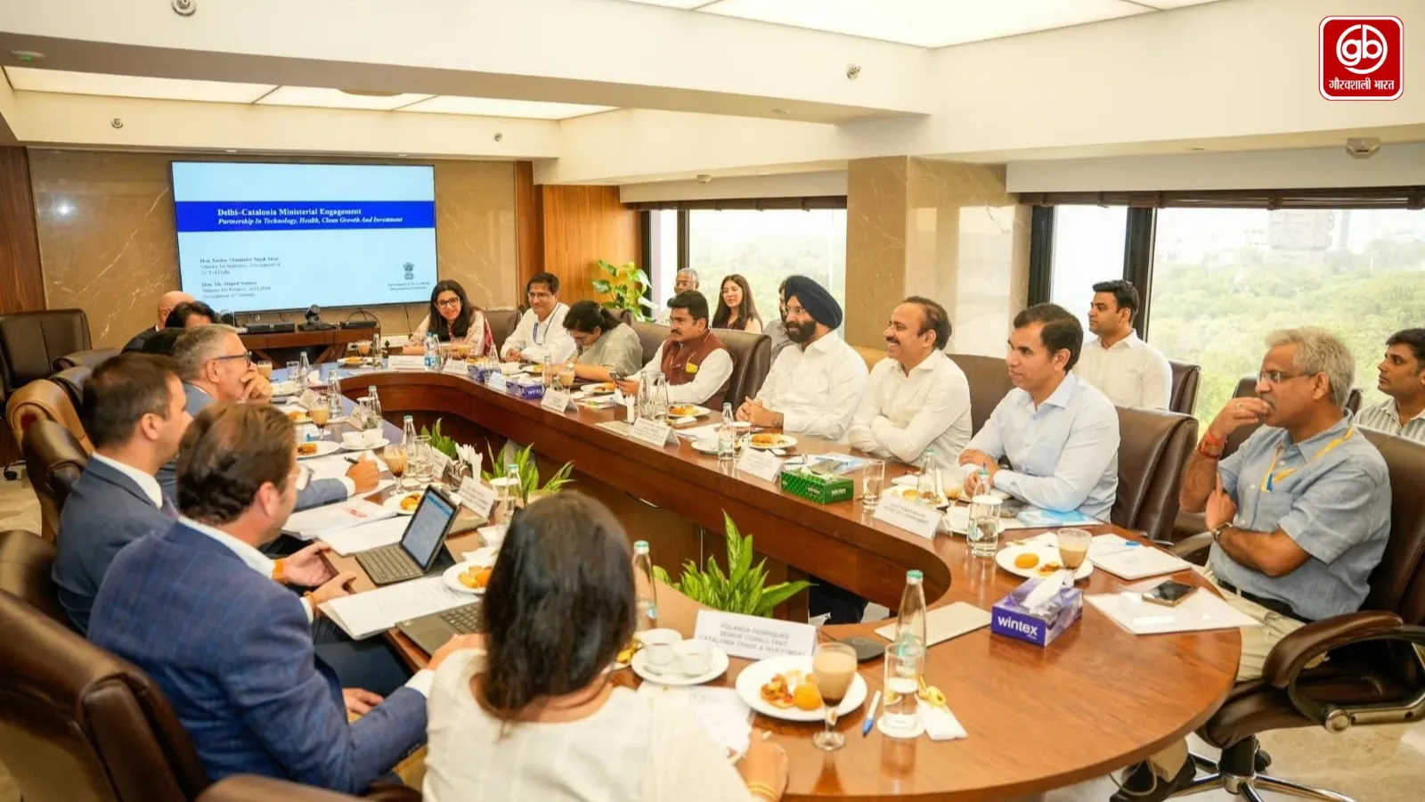 दिल्ली-कैटेलोनिया आर्थिक सहयोग पर चर्चा, AI और टेक्नोलॉजी साझेदारी पर जोर