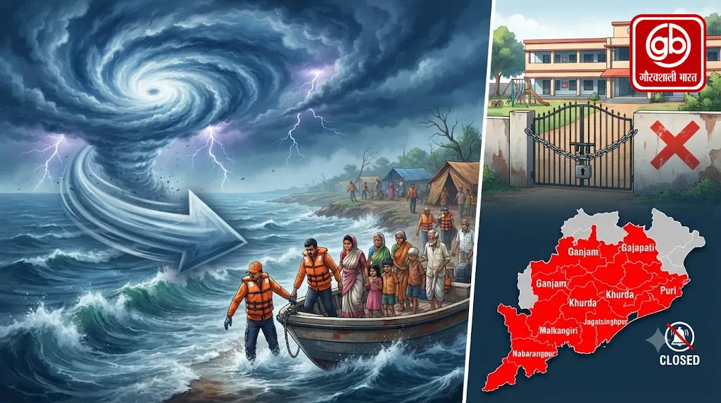 ओडिशा तट से टकरा सकता है चक्रवात अर्नब