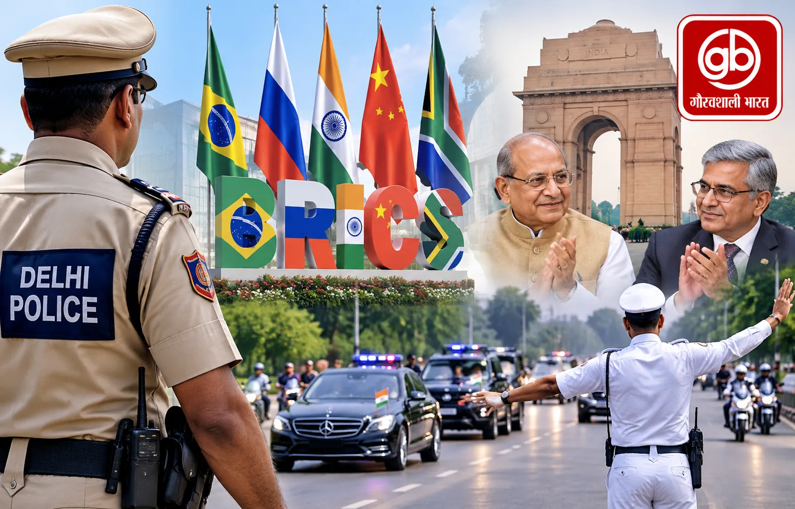 BRICS सम्मेलन में दिल्ली पुलिस का जलवा, LG ने की जमकर तारीफ