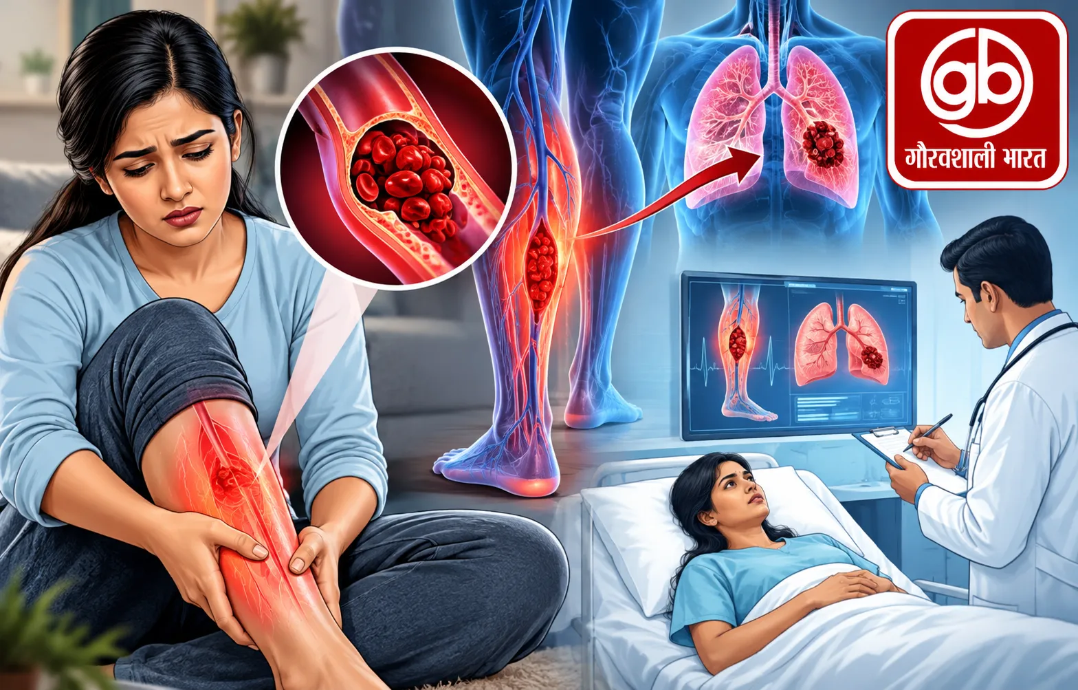 पैरों का दर्द-सूजन न समझें मामूली, नसों में बन सकता है क्लॉट