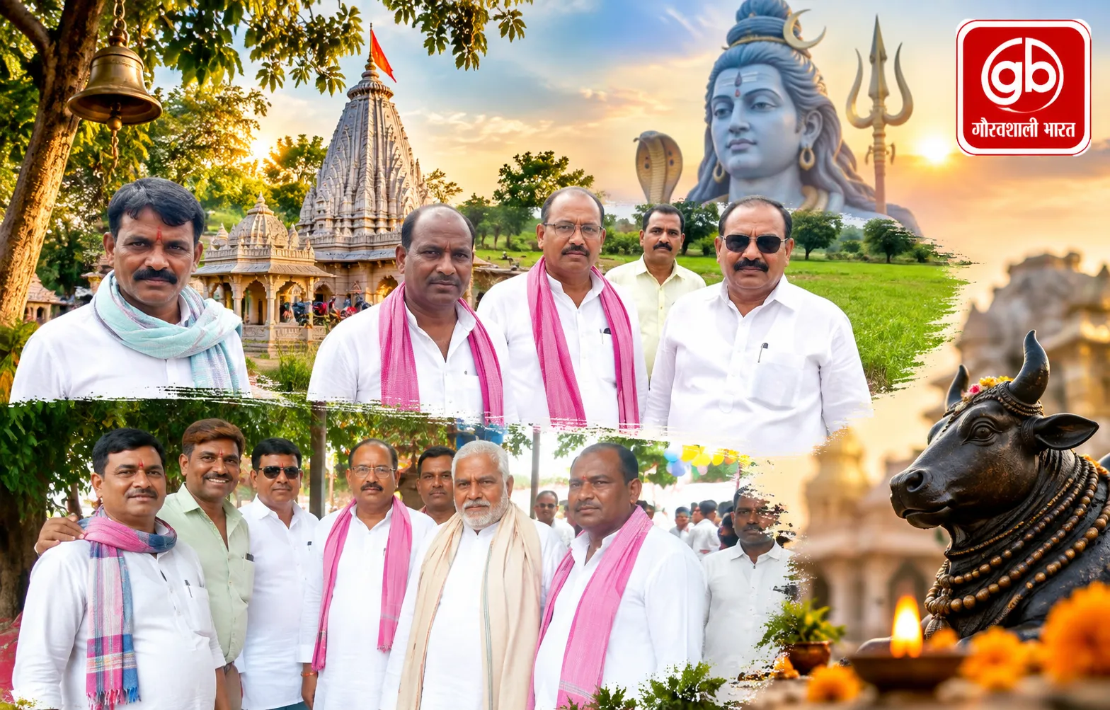 मुजरापुर के मंदिर पहुंचे सपा नेता लल्लन चौहान, जाना हाल